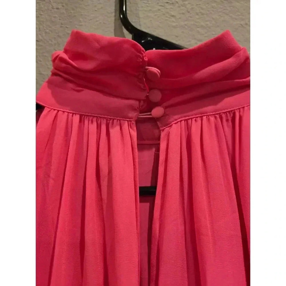 New York & Company Women's Pink Sleeveless Maxi Dress Size M Y2K Fairy - Picture 10 of 14